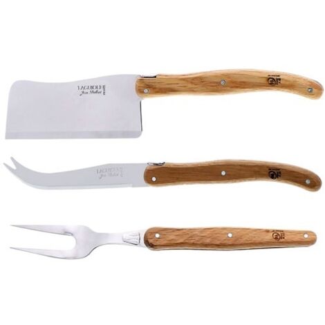 JEAN DUBOST - COFFRET NATUREL 3 PCS FROMAGE LAGUIOLE CHENE PEFC (1/3)