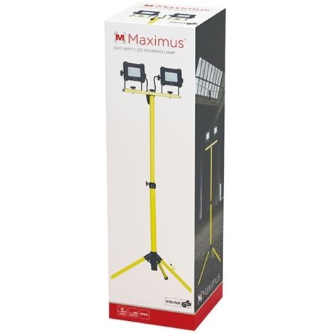MAXIMUS - Projecteur double filaire sur pied 2 x 750 lumens (1/2)