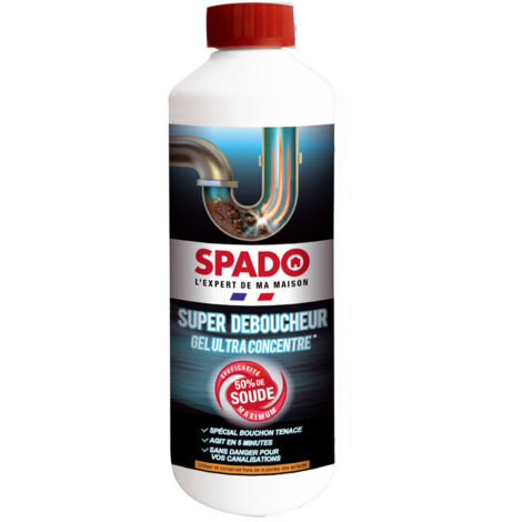 SPADO - Super déboucheur gel ultra concentré 500 g (1/2)