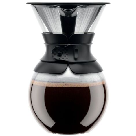 POUR OVER - Cafetière BODUM, filtre permanent en acier inoxydable, 1,0 l, 8 tasses (1/5)