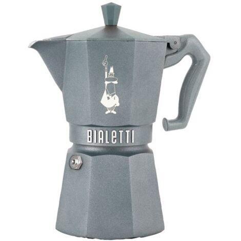 Cafetière italienne 6 tasses gris argenté - Bialetti - 0009076