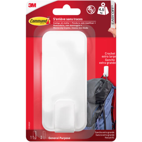 Blister 1 grand cintre 2 bandes 4,5kg 17010 command 3m (1/5)