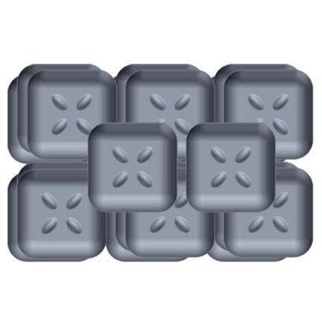 SCOTCH Lot de 8 patins adhésifs alvéolé eur, SCOTCH, 24 x 24 mm, gris (1/2)