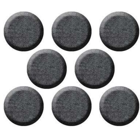Lot de 8 patins feutre adhésif, SCOTCH, diam. 22 mm, gris (1/2)