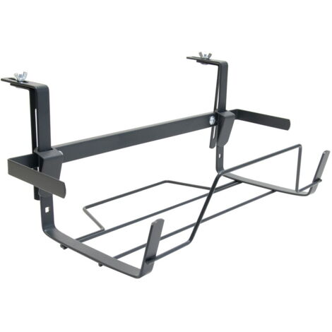 LOUIS MOULIN - Support jardinière extensible fer plat 44 à 65x18cm anthra (1/4)