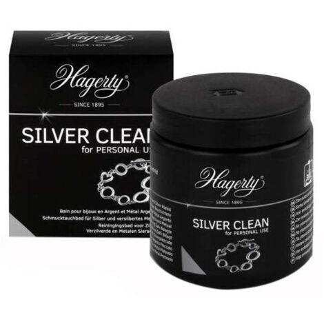 Nettoyant argent 170 ml – Élimine l'oxydation et la transpiration – Restaure l'éclat des bijoux en argent – Panier inclus pour nettoyage facile – Hagerty
