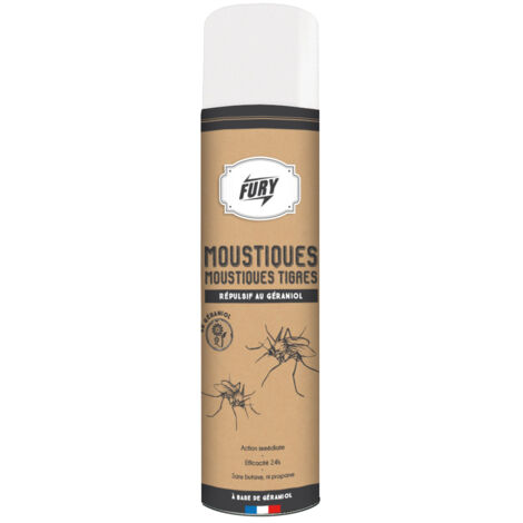 FURY - Répulsif moustiques moustiques tigres 400 ml