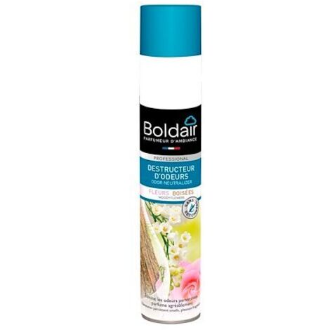 Désodorisant destructeur d'odeurs parfumant Boldair fleurs boisées - Aérosol 500 ml (1/6)