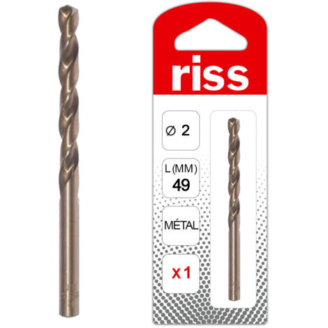 RISS - Foret hss cobalt 5% 2 mm étui (1/2)