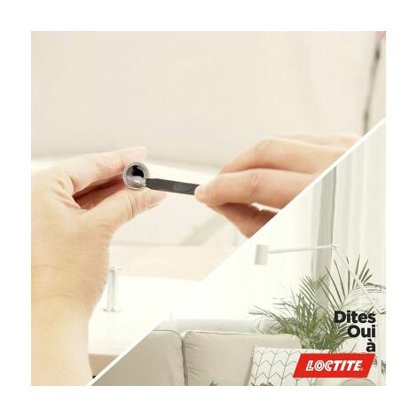 Loctite Colle Epoxy liquide spéciale Metal, Colle epoxy bi-composante couleur métal, Colle forte et rapide pour métaux et autres matériaux, colle ultra résistante, seringue de 25 ml