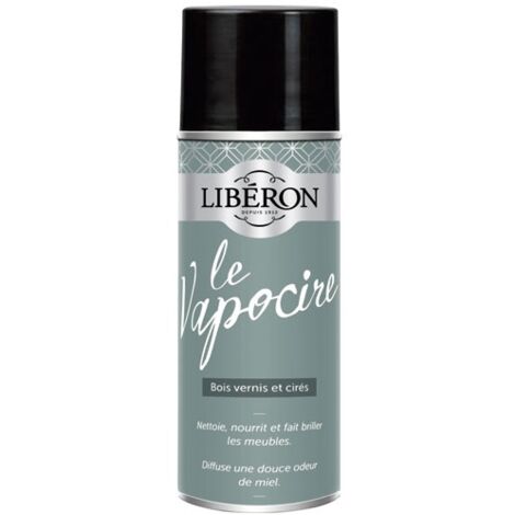 LIBERON - Cire express vapocire bois vernis et cires aérosol 400ml (1/2)