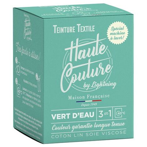 Teinture textile Haute Couture vert foncé