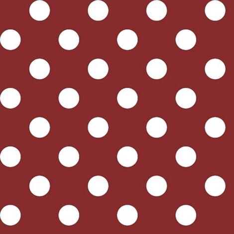 D-C-TABLE - Nappe ronde manhattan venita rouge 150cm (1/2)