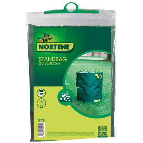 Sac à déchets verts autostable 0.5m – 2 poignées de transport – Arceau PVC pour maintien – Pour chantiers humides – Celloplast