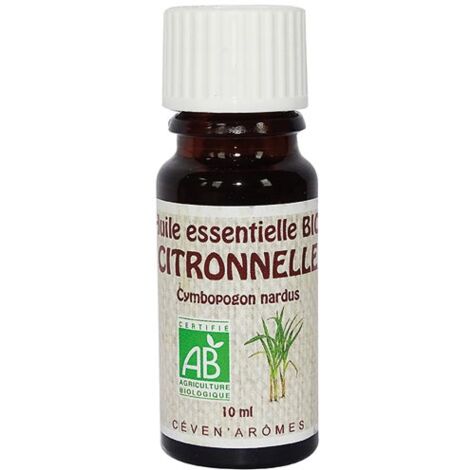CEVEN AROMES - Huile essentielle citronnelle bio 10ml