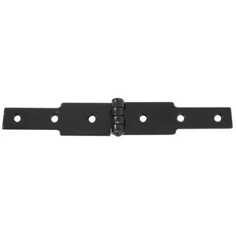 Afbat – Charnière pour meuble 30 x 3 mm – Lot de 2 – Longueur 100 mm – Couleur noir – Charge maximale 50 kg (1/3)