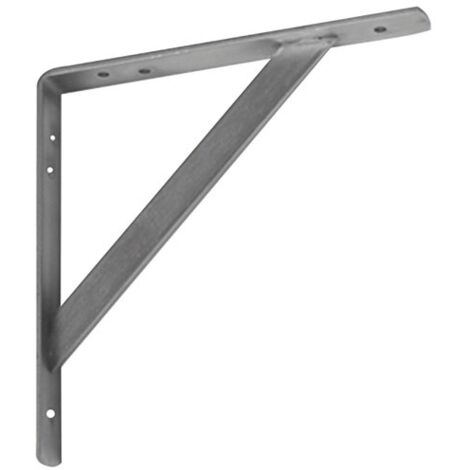 Afbat – Console renforcée 400x400 mm – Largeur 40 mm – Épaisseur 4 mm – Zingué blanc pour charges lourdes (1/3)