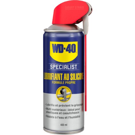 Lubrifiant silicone wd40 - Capacite : 400 ml - Modele : Bombe - Type : Lubrifiant - WD40