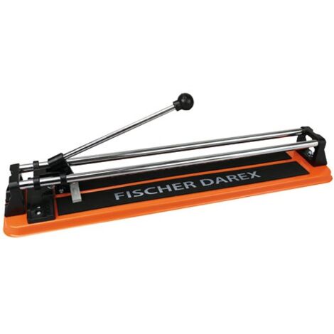 Fischer Darex – Coupe carreaux 500mm – Coupe droite jusqu'à 50cm – Coupe diagonale jusqu'à 35cm – Hauteur de coupe 14mm – Pour carrelage sol et mural (1/3)
