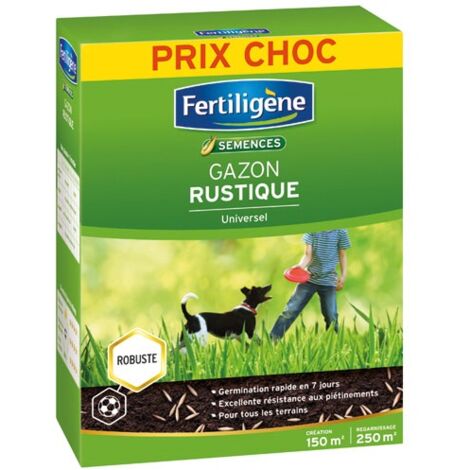 FERTILIGENE - Gazon rustique universel 150m² 3.75kg (1/5)