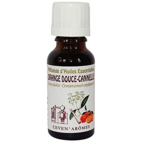 CEVEN AROMES - Melange positivant huile essentielle orange cannelle 20 ml