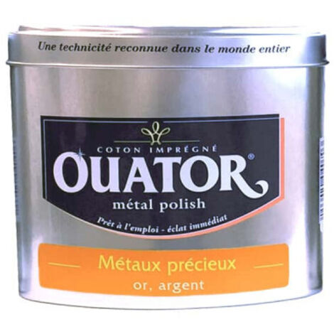 Polisseur de métaux précieux 75g – Rénovation et protection or, argent, platine – Éclat immédiat, prêt à l'emploi – Ouator (1/5)