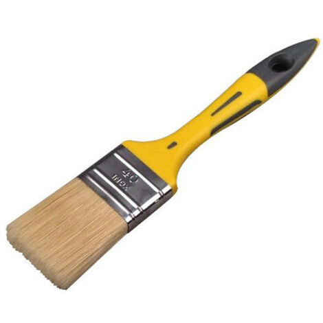 SAVY - Pinceau plat bimatière peinture brillante laquée 30mm