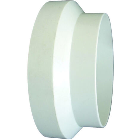 Réducteur PVC blanc 100 à 80 mm – Raccord mâle-femelle pour réseaux de ventilation – Installation facile avec colle – Autogyre (1/2)