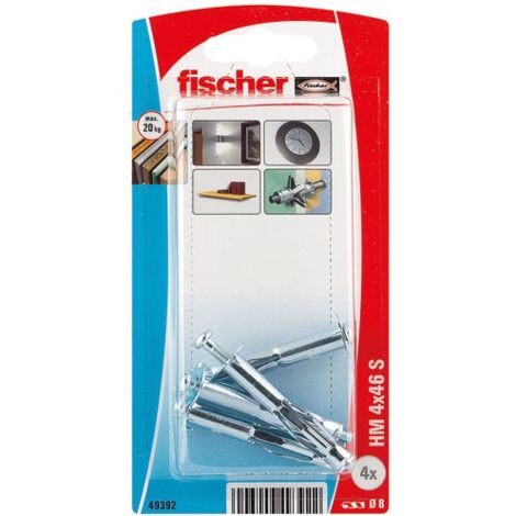 FISCHER - Cheville corps creux hm 4x45 s blist/4 (1/6)