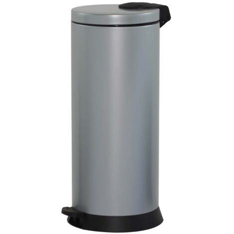 ROSSIGNOL - Poubelle Magic 30l gris métal (1/3)
