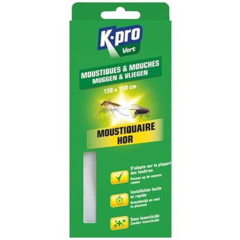 KPRO - Kpro moustiquaire moustiques et mouches 130 x 150cm (1/2)