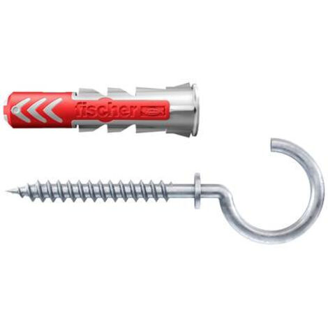 FISCHER - Cheville duopower 10x50 crochet rond blister de 2 (1/8)