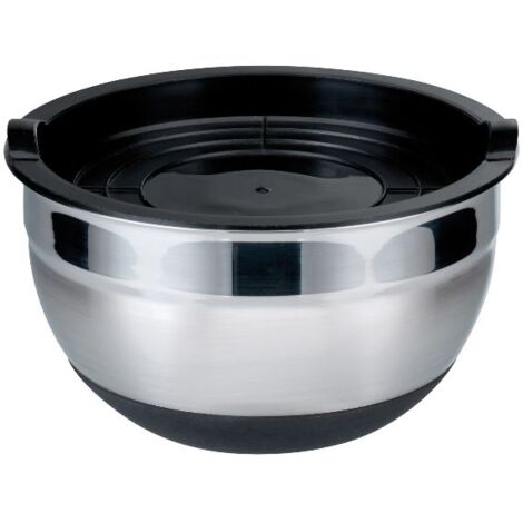 Baumalu Bol Pâtissier Inox 22 cm Argenté avec Couvercle (1/2)
