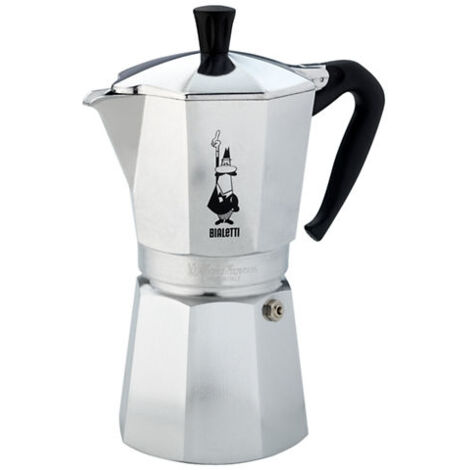 Bialetti Moka Express Pot à moka 0,775 L Aluminium, Noir
