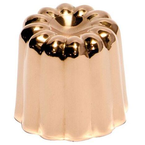 PATISSE - Moule cannelé bordelais cuivre - lot de 3
