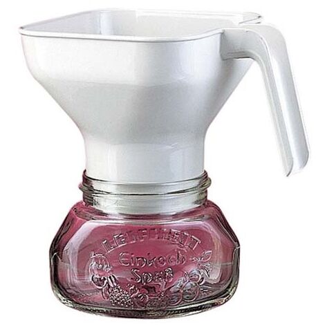 Leifheit – Entonnoir à confiture 13 cm – Plastique avec poignée – Remplissage facile des bocaux – Gamme Fruit & Fun (1/5)