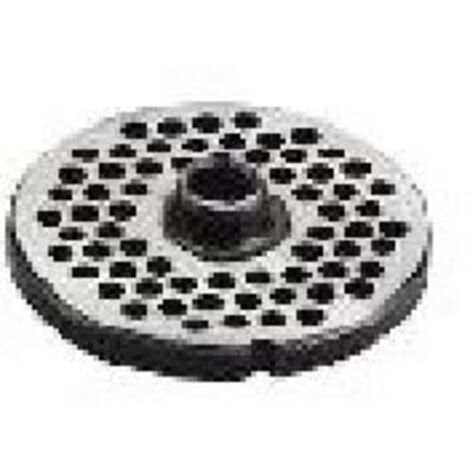Grille de hachoir compatible N°22 – Acier C55 – Diamètre trous 10mm – Épaisseur 10mm – Pour hachage précis de viande – Reber