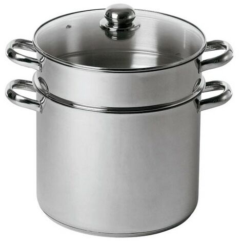 BAUMALU - Combiné couscoussier traiteur en inox - 9 L - D: 24 cm