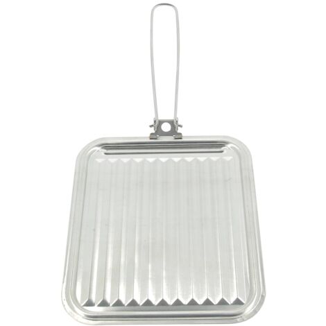 Diffuseur grille-viande en métal 24x21 cm – Lot de 2 pièces – Compatible tous feux sauf induction – Répartition uniforme de la chaleur – Metaltex (1/4)