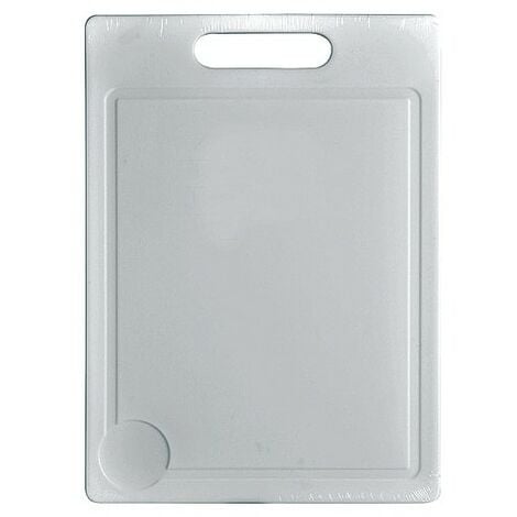 ALUMINIUM ET PLASTIQUE - Planche à découper 35 x 25 cm - plastique - blanc