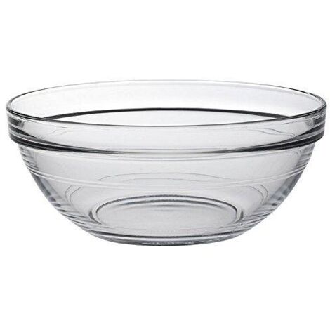 Duralex 17 cm Saladier Transparent en Verre Trempé (1/2)