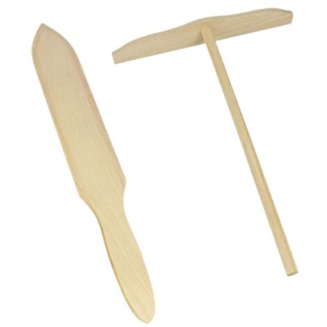 Metaltex Set Spatule Raclette Bois pour Cuisine