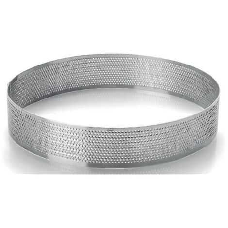LACOR - CERCLE A TARTE ROND PERFORE 20CM INOX