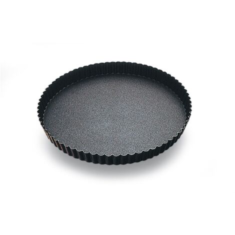 GOBEL - Tourtière ronde cannelée - anti adhérente - fond fixe - Ø 320/310 mm h25 mm