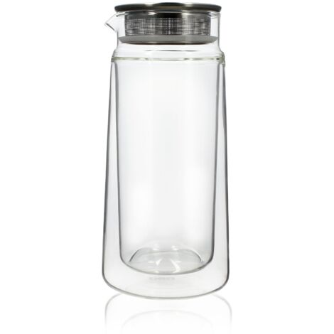 Carafe infuseur double paroi en verre 650ml, VIKTOR (1/5)