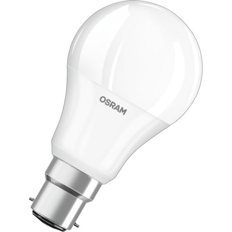 Osram – Ampoule LED B22 9W blanc chaud – Lot de 3 – Éclairage dépolie pour ambiance chaleureuse – Efficacité énergétique A+ (1/10)