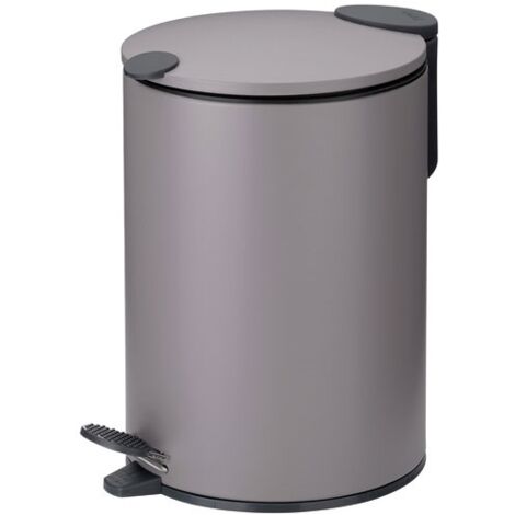 KELA - POUBELLE 3L MATS 23CM METALGRIS CLAIRN