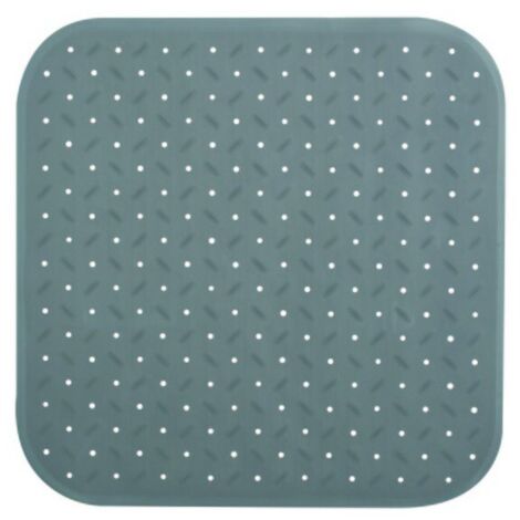 MSV - Tapis fond douche 54x54cm gris