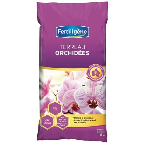 Fertiligene Terreau spécial orchidées 6 litres sac (1/2)
