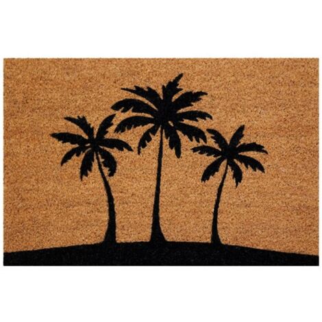 SANS MARQUE Paillasson coco multicouleur l.40 cm x L.60 cm (1/3)